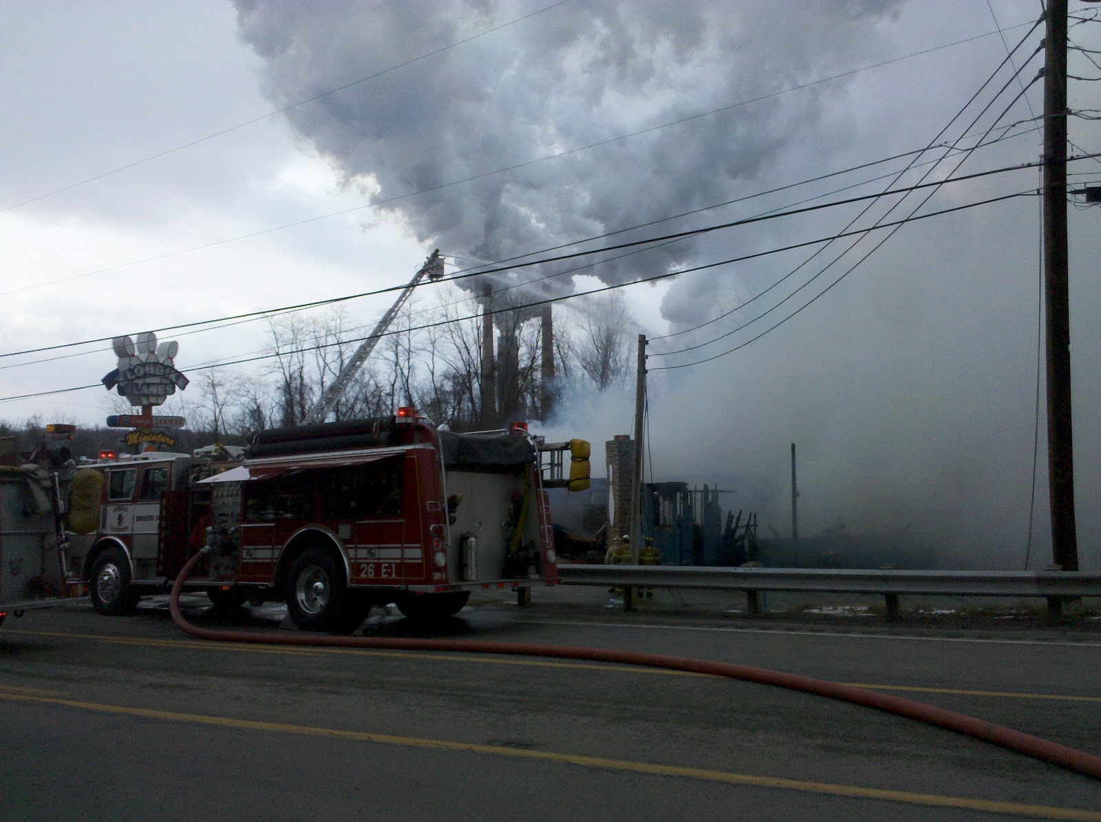 SWPA Rural Exploration Klondike Lanes Masontown PA Fire. 12.24.10