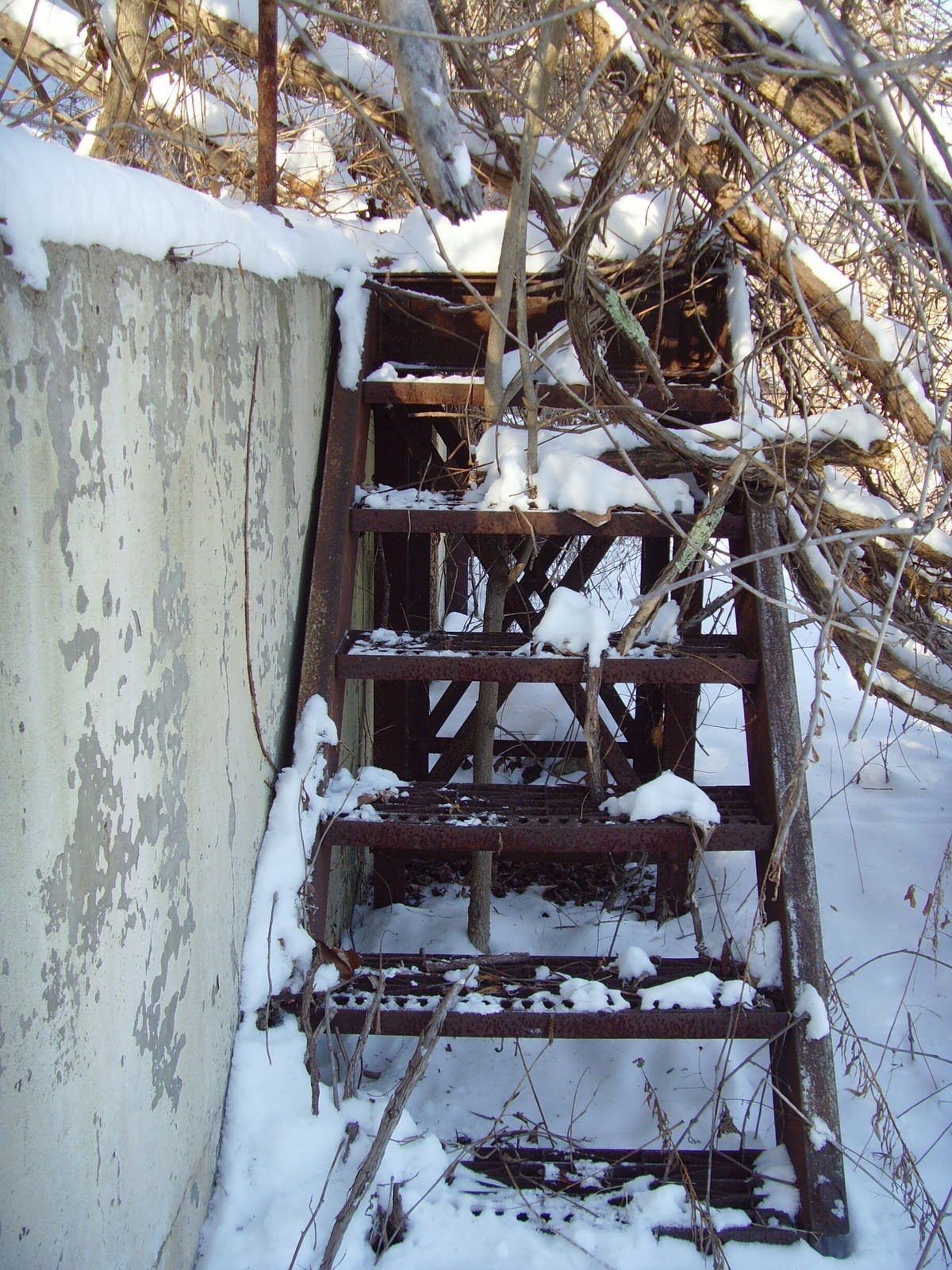 SWPA Rural Exploration A winter walk down the Rices Landing, PA rails