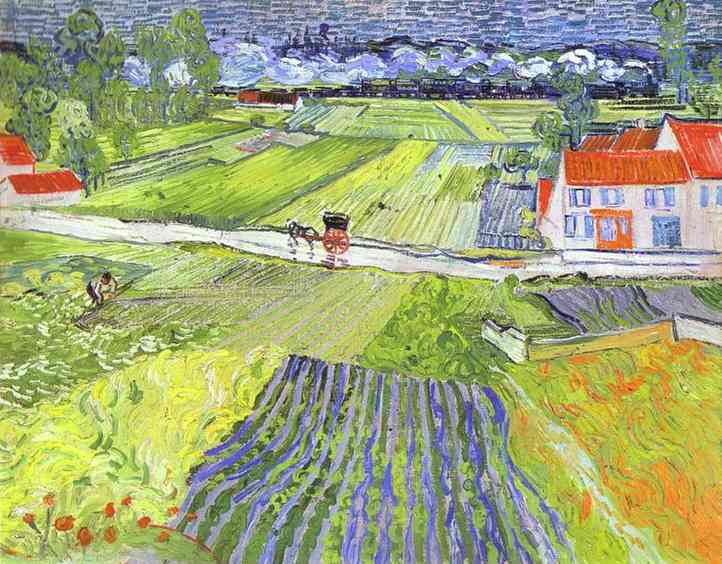 Vincent Van Gogh Art Gallery Vincent Van Gogh art A Road in Auvers