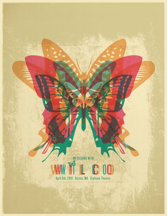 The Linking of Things Wilco's poster for Boston tonight