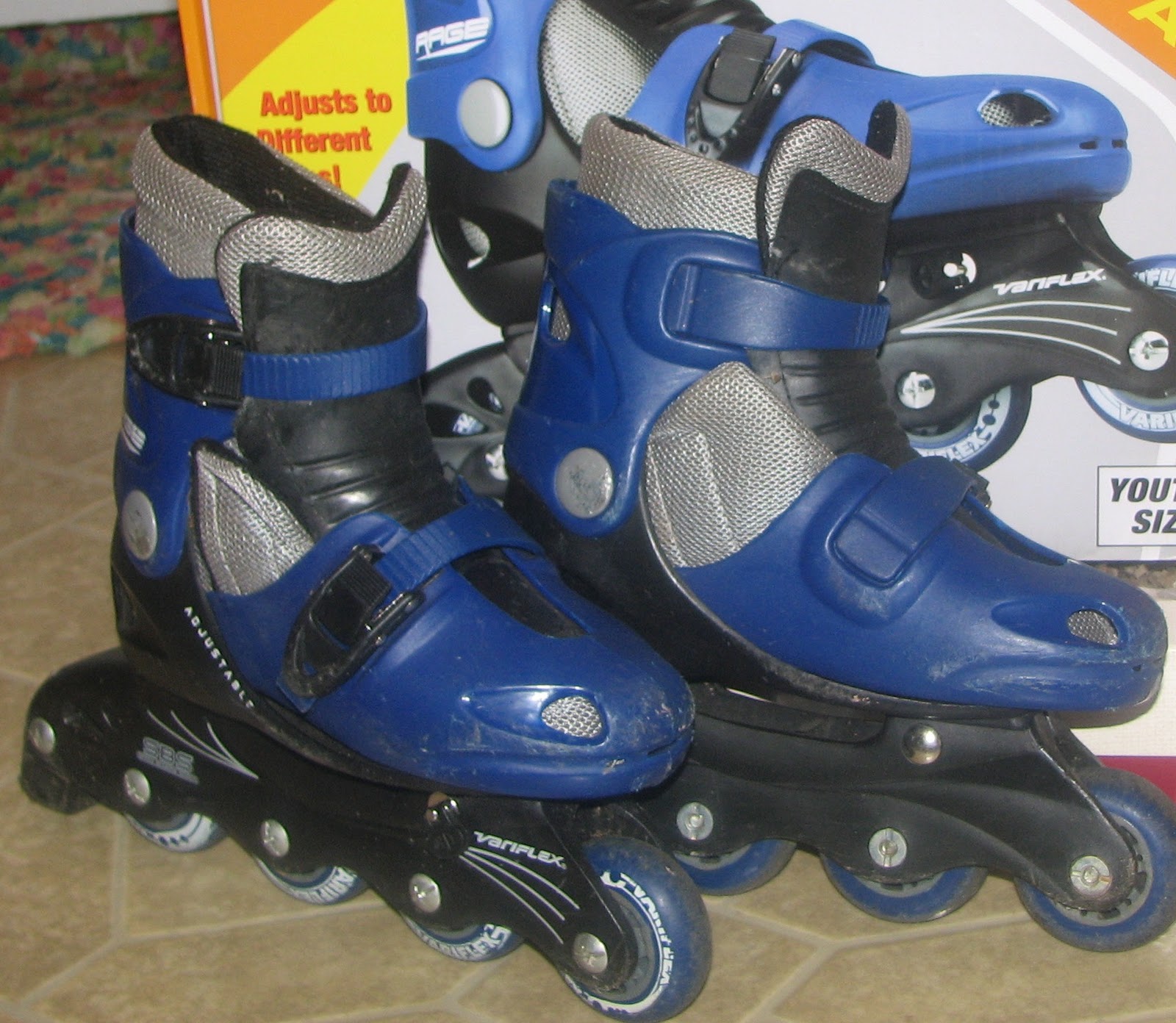 Carolina Treasures Variflex Youth Size 1013 Inline Skates Roller Blades