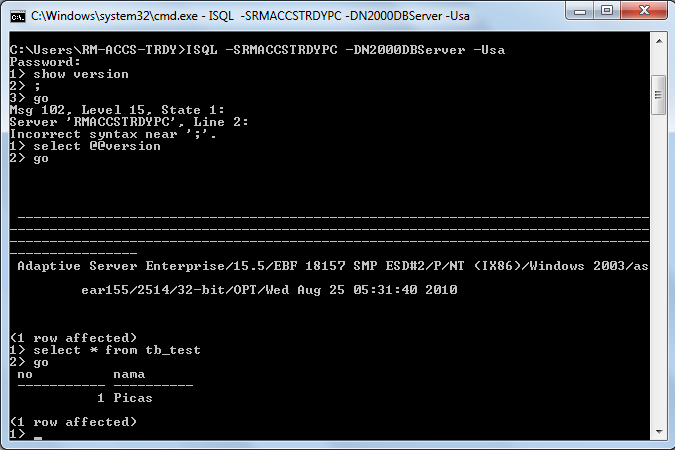 Computer, Technology and Entertaintment: Install Sybase on Windows 7 ...