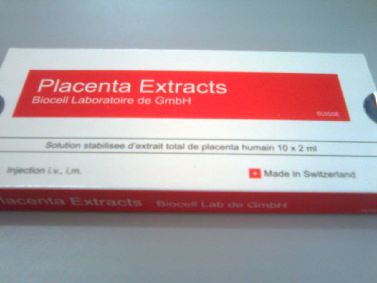 Cosmetic Beauty Solution Product瑞士Placenta Extracts胎盘素