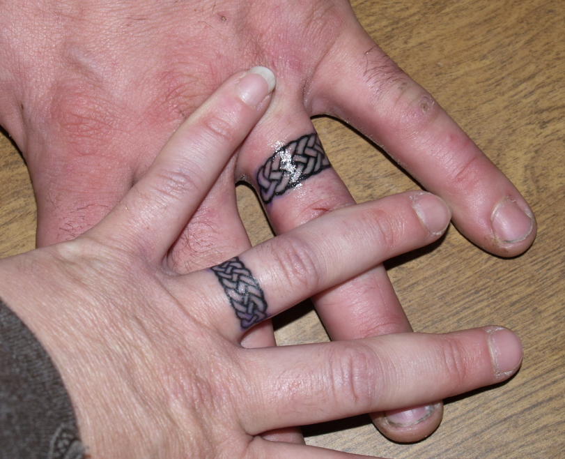 Wedding Ring Tattoos. Before you chicken and out and take the path of least 