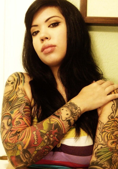 Insert In Tattoos: Sleeve Tattoo Design