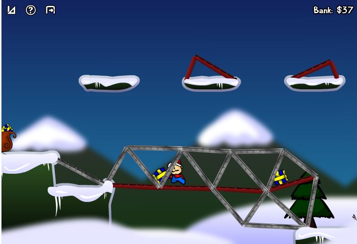 Game Walkthroughs (Oyun Çözümleri): Cargo Bridge Christmas Pack Walkthrough