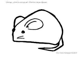 Fiches maternelle une souris