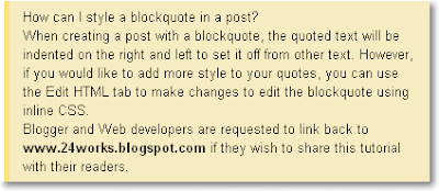 Blockquote style 1