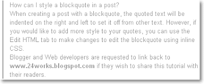 Blockquote style 2