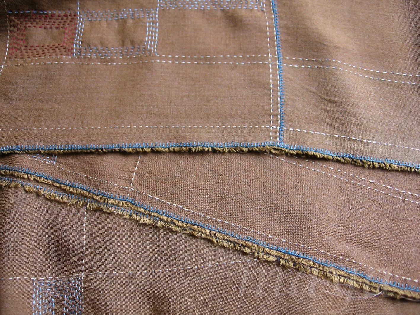 Million Little Stitches Meandering and CrissCrossing