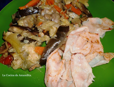  Pechuga de Pavo a la plancha con Verdura al horno . Fussioncook. 