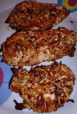  Pollo a la sopa de cebolla. 