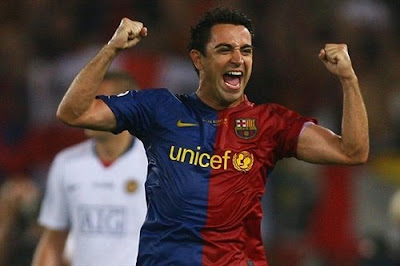 Xavi, uma das grandes estrelas do Barcelona e da Seleção da Espanha