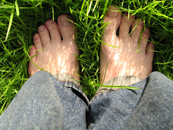 My barefeet in the grass......