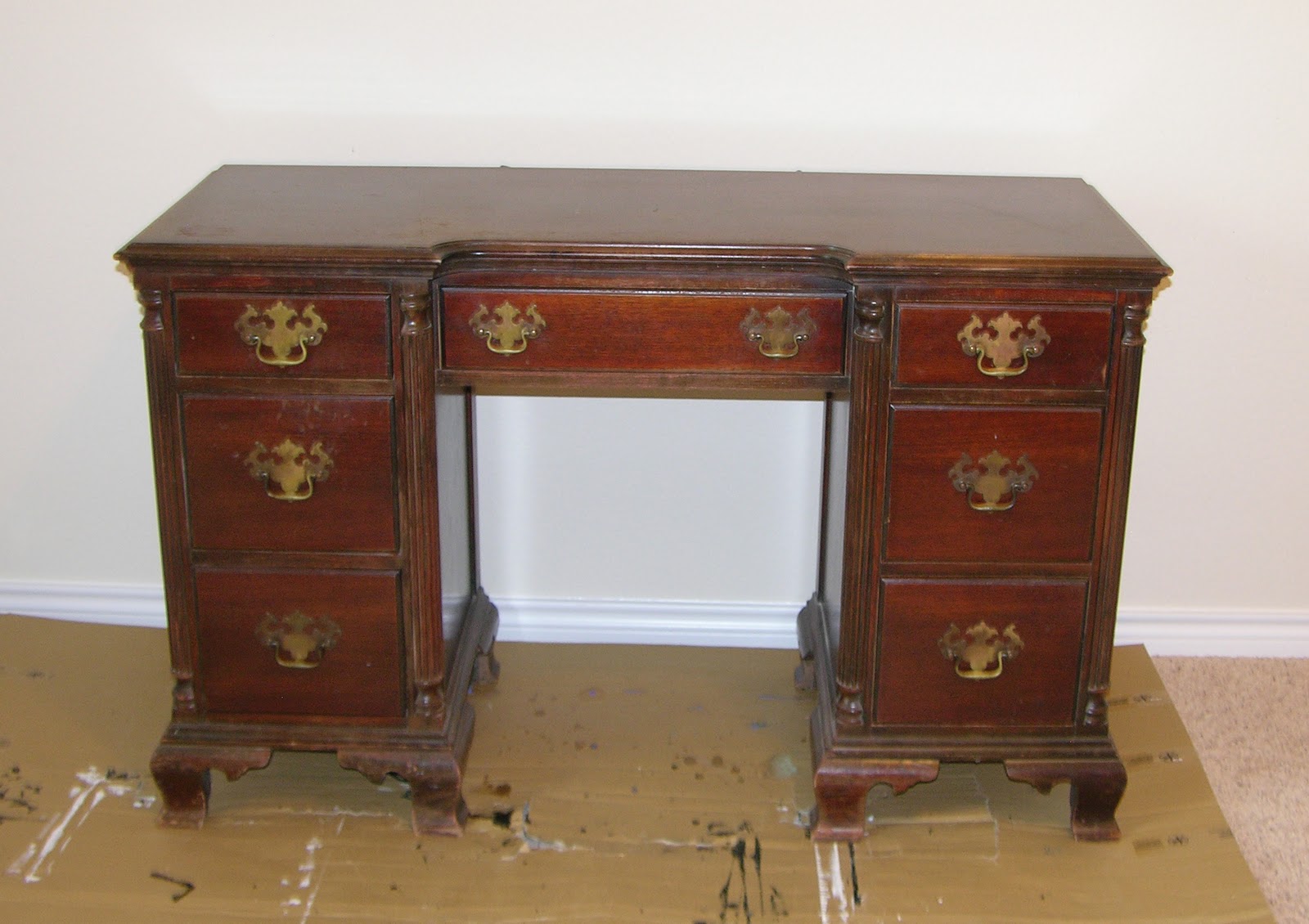 Creative Splatter Refurbished Desk