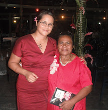 Author Lani Young with tsunami survivor Amy Purcell