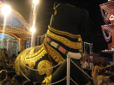 Statue of Lord Nandi at Kudroli, Mangalore