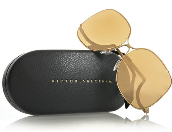 Victoria Beckham Gold Sunglasses with Cutler & Gross ~ Everything ...