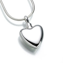 Solid Silver Polished Heart keepsake