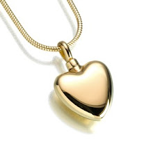 Gold Vermeil Polished Heart keepsake