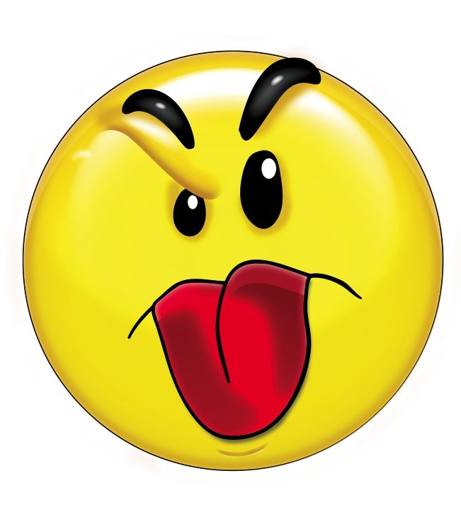 clipart smiley face with tongue out - photo #43