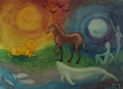 waldorf watercolor painting steiner postcard alphabet creation postcards syrendell letters paintings stories animal story drawings chalkboard giveaway expo children global