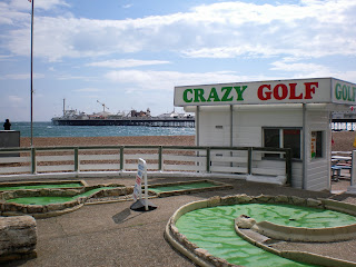 Crazy Golf course in Brighton