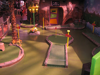 Miniature golf at Pike's Pass at the Circus Circus Hotel & Casino in Las Vegas.