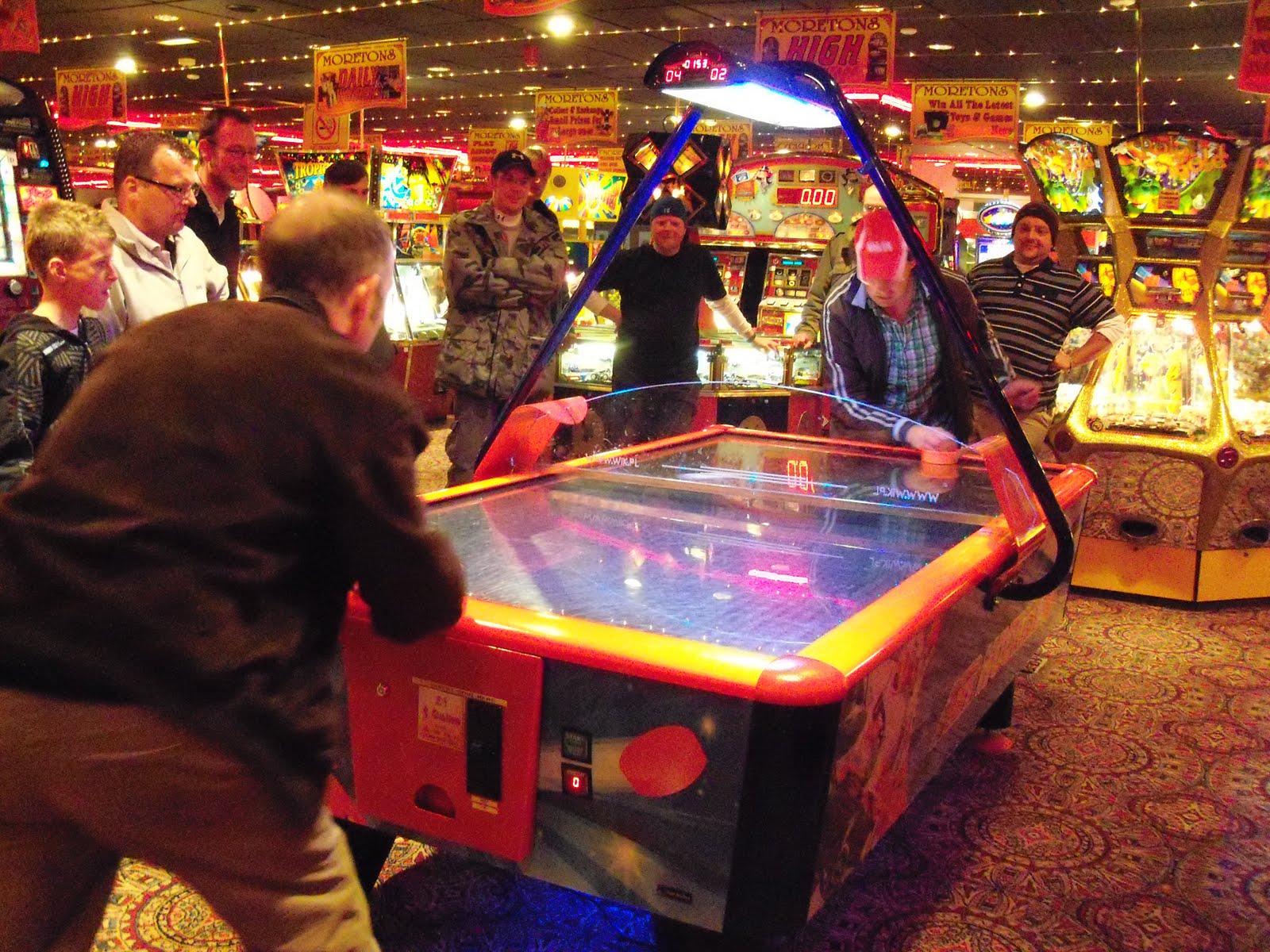 The Ham and Egger Files Crazy Minigolfers Play Air Hockey Tournament