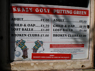 Crazy Golf at Stanley Park in Blackpool