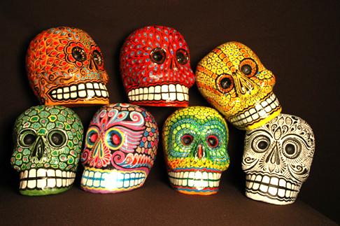 day of the dead art skull. day of the dead mexican skull.