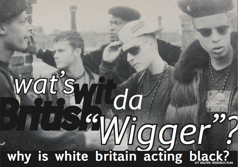 Why white boys dress like black boys: a study of the British Wigger Progress map