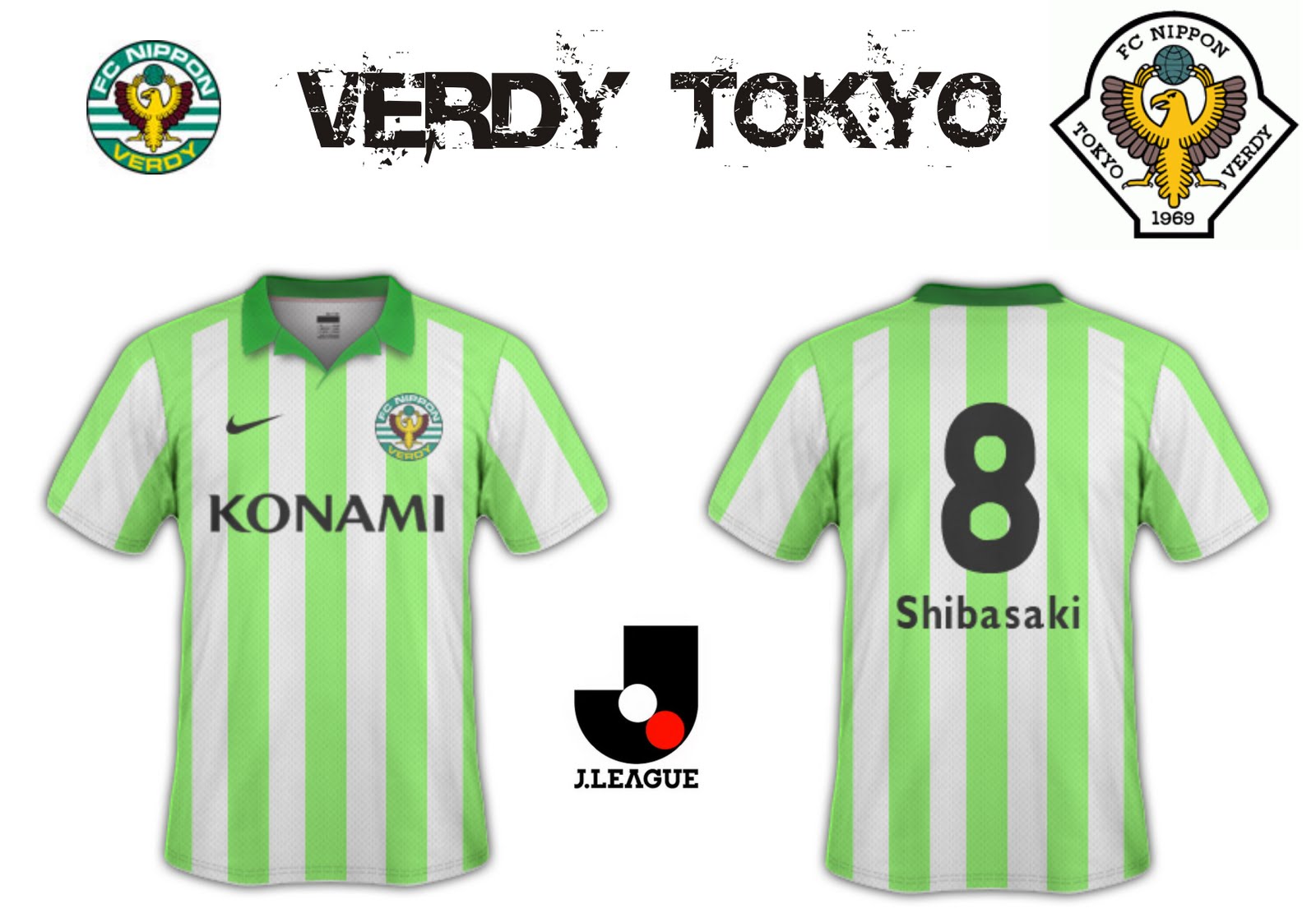Maillot Vintage Tokyo Verdy – Saison 1999/2000 – Extérieur – Tshirt Foot Collection