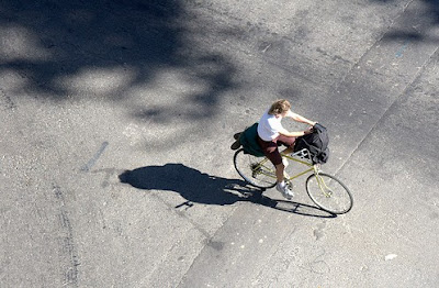 Image of bicyclist in Sacramento