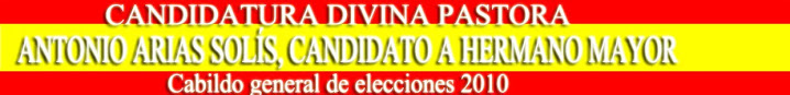 CANDIDATURA DIVINA PASTORA