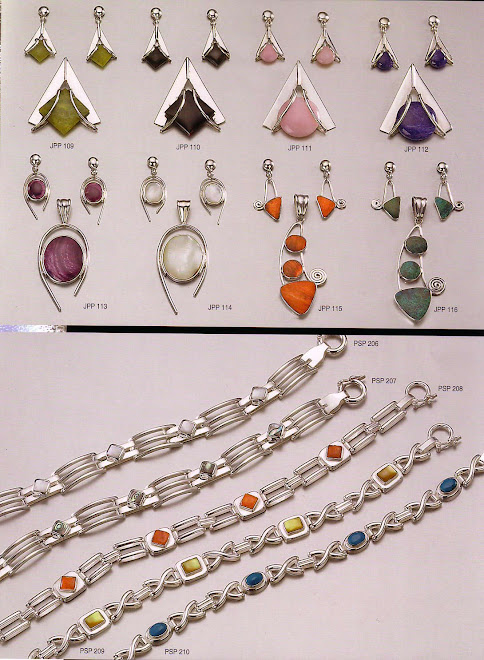 PULSERAS Y JUEGOS DE PLATA CON PIEDRAS