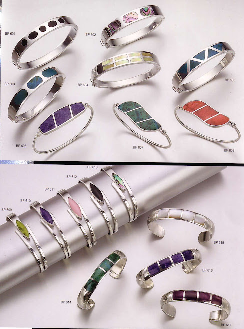 PULSERAS DE PLATA CON PIEDRAS