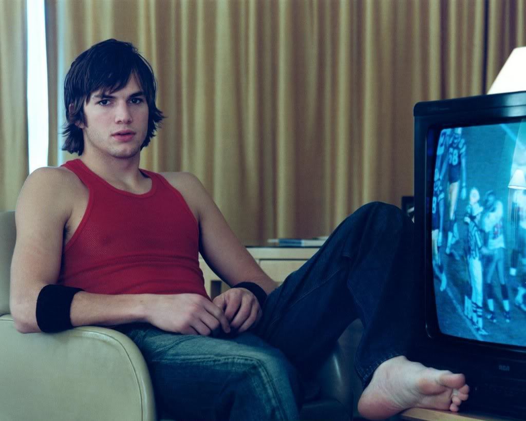 Ashton Kutcher feet.