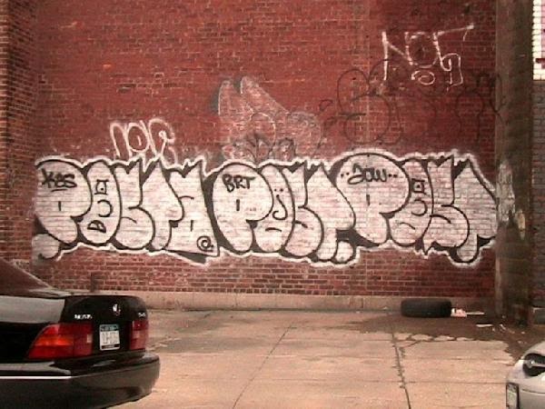 Bubble Mural граффити
