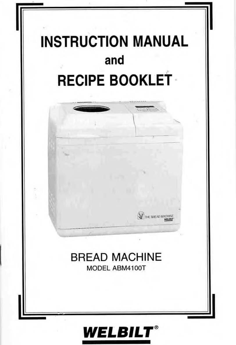 Welbilt Bread Machine Blog: Model - ABM4100T Welbilt Bread ...