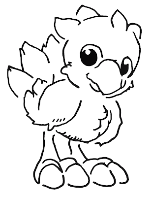 Chocobo Coloring Pages Coloring Pages