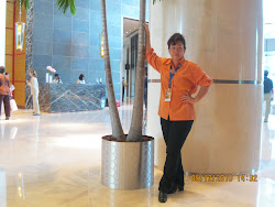 At the lobby of Intercontinental Hotel