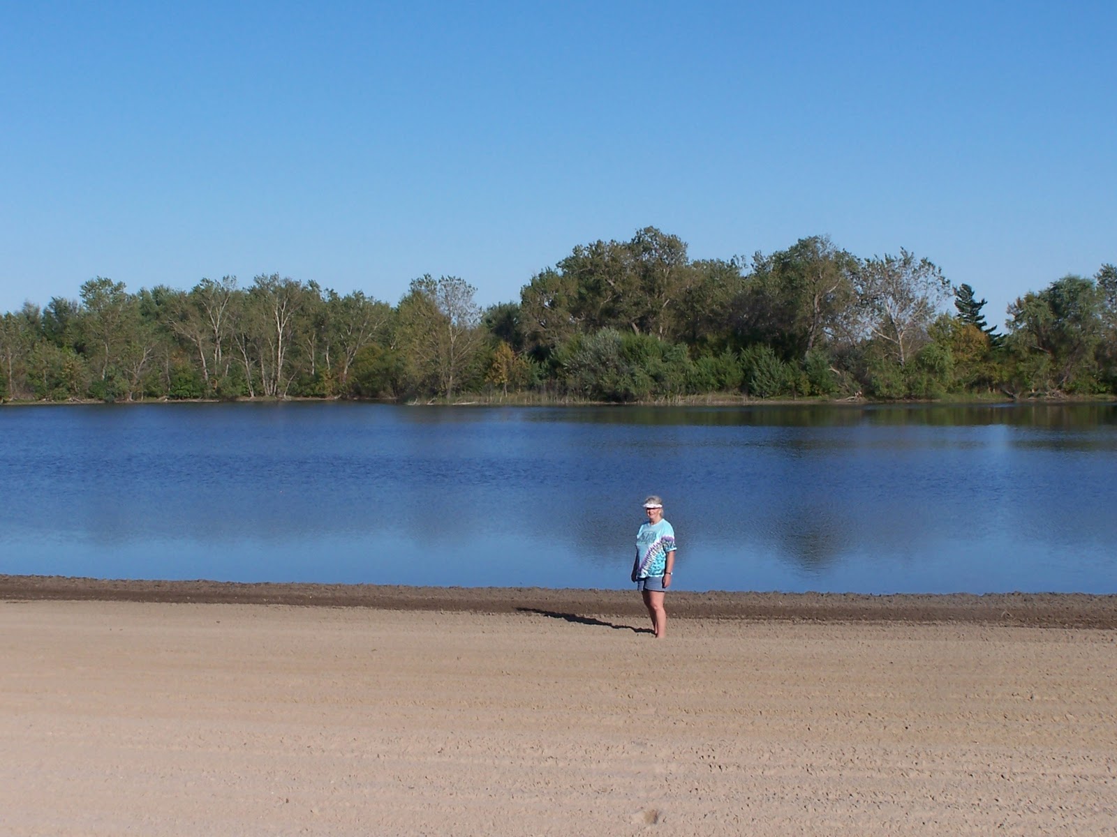 Barb and Gerry on the road Windmill state rec area