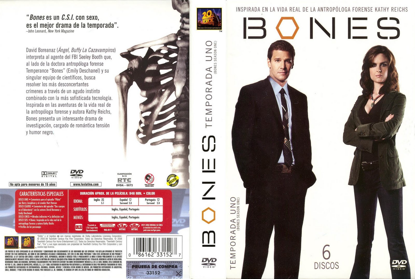 Bones Temporada 1 ISO-DVD Latino [MEGA]