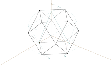 Axonometria Ortogonal de um Cuboctaedro