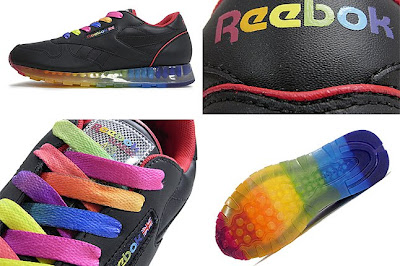reebok rainbow sneakers