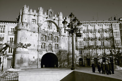 photo Burgos, Porta de Santa Maria, España, Spain, Espagne, camino de compostela, photo dominique houcmant, goldo graphisme