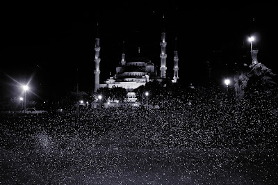 sultanahmet camii blue mosque, la mosquée bleue, istanbul, turkey, photo © dominique houcmant