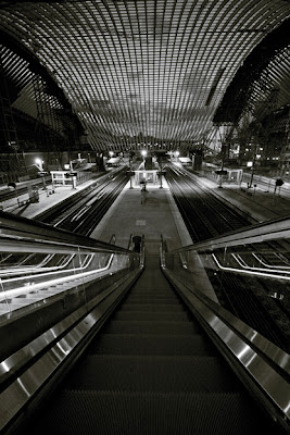 gare euro-TGV des guillemins à Liège, architecte Santiago Calatrava, photo © dominique houcmant