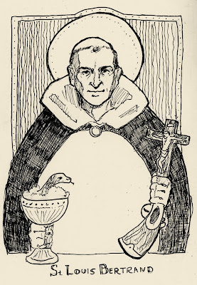The Catholic Illustrator’s Guild: St. Louis Bertrand